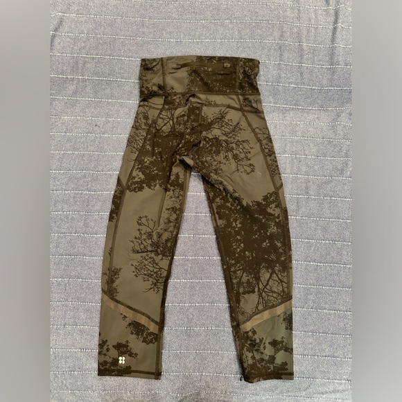 Black Tree Print Women's Leggings - Picture 2 of 2